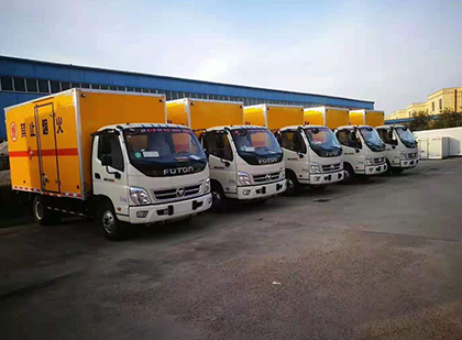 永发镇爆破器材运输车